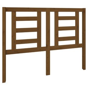 vidaXL S&auml;nggavel honungsbrun 126x4x100 cm massiv furu