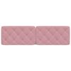 vidaXL Headboard Cushion Pink 180 cm Velvet