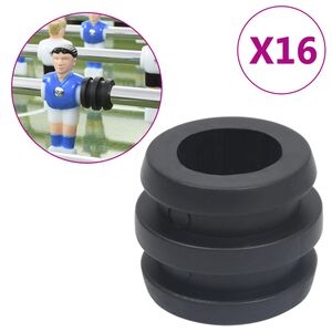 vidaXL Gummifj&auml;der f&ouml;r fotbollsbord med 15,9/16 mm stavar 16 st