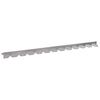 vidaXL Kant f&ouml;r gr&auml;smatta 20 pcs 102 x 4 x 4 cm St&aring;l Silver