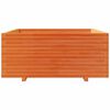 vidaXL Odlingsl&aring;da vaxbrun 110x110x49,5 cm massiv furu