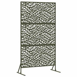 vidaXL Avsk&auml;rmningssk&auml;rm 100 x 50 x 180 cm St&aring;l Olivgr&ouml;n
