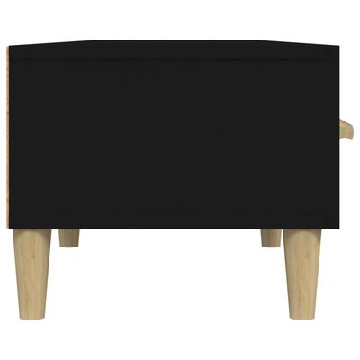 vidaXL Tv-bänk svart 150x34,5x30 cm konstruerat trä