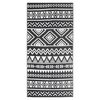 vidaXL Utomhusmatta ARAKIL svart 80x150 cm PP