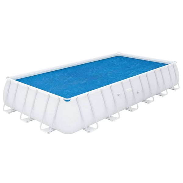Bestway Poolöverdrag Flowclear rektangulär 703x336 cm blå