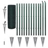 vidaXL Eurofence st&aring;l 25 x 1,2 m gr&ouml;n