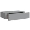 vidaXL V&auml;ggmonterad l&aring;da svart 40x23,5x10 cm MDF