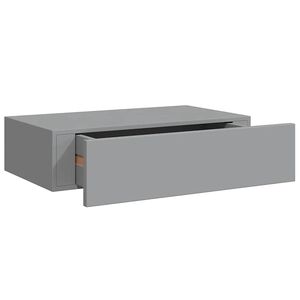 vidaXL V&auml;ggmonterad l&aring;da svart 40x23,5x10 cm MDF
