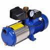 Jetpump med tryckm&auml;tare 1300 W 5100 L/tim bl&aring;