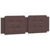 vidaXL Bed Frame without Mattress "Zadar" Brown 160x200 cm Faux Leather