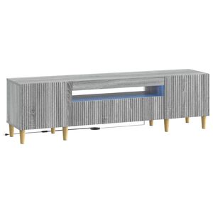vidaXL LED TV-sk&aring;p ARNHEM 153 x 35 x 43 cm Gr&aring; Sonoma Konstruerat tr&auml;