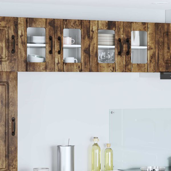 vidaXL K&ouml;kssk&aring;p 2 pcs R&ouml;kt ek 60 x 31 x 40 cm Konstruerat tr&auml;