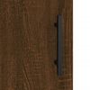 vidaXL Högskåp brun ek 34,5x34x180 cm konstruerat trä