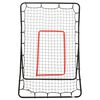 vidaXL Softbollrebounder 88x79x137 cm stål