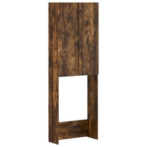 vidaXL Toalett sk&aring;p ARNHEM R&ouml;kt ek 66 x 25,5 x 190 cm Konstruerat tr&auml;