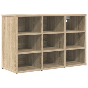 vidaXL Skosk&aring;p 77,5 x 30 x 51 cm Konstruerat tr&auml; Sonoma-ek