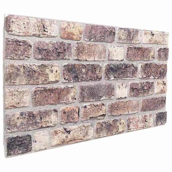 vidaXL V&auml;ggpaneler 3D 10 st m&ouml;rkbrun 100x50 cm EPS