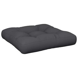 vidaXL Palldyna svart 50x50x12 cm tyg