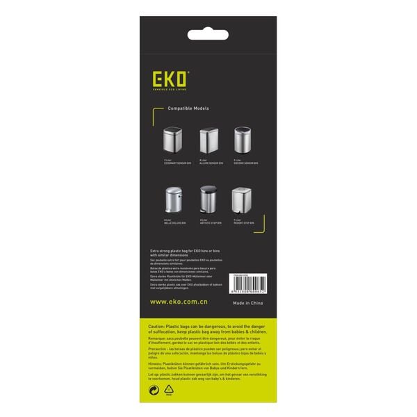 EKO Sopp&aring;sar B 7-9 liter 24x25 delar vit