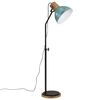 vidaXL Golvlampa 25 W n&ouml;tt bl&aring; 30x30x100-150 cm E27