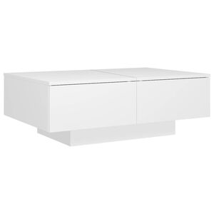 vidaXL Soffbord vit 90x60x31 cm konstruerat tr&auml;