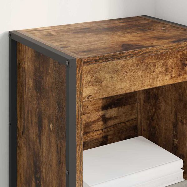 vidaXL Boksk&aring;p R&ouml;kek 80 x 30 x 155 cm Konstruerat tr&auml;