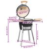 Kamado keramisk grill smoker 33 cm
