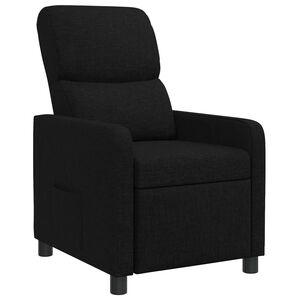 vidaXL Recliner Svart Tyg