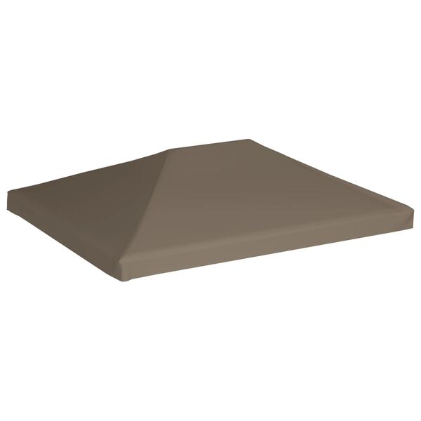 vidaXL Paviljongtak 310 g/m² 3x3 m taupe