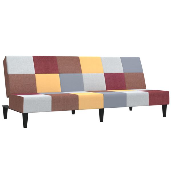 vidaXL B&auml;ddsoffa 2-sits tyg