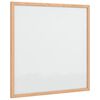 vidaXL Magnetisk whiteboard med ram i massiv furu 40x40 cm