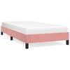 vidaXL S&auml;ngram rosa 90x190 cm sammet