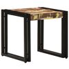 vidaXL Kaffeebord Flerf&auml;rgsdesign 40 x 40 x 38 cm Solid &aring;tervunnen tr&auml;