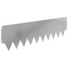 vidaXL Kant f&ouml;r gr&auml;smatta 10 pcs 103 x 30 cm metall Silver