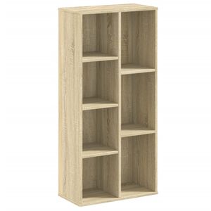 vidaXL Bokhylla sonoma-ek 50x25x105 cm konstruerat tr&auml;
