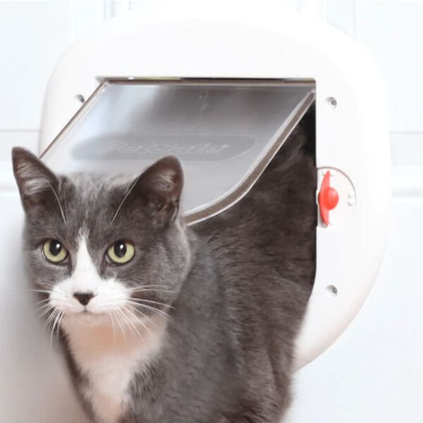 PetSafe 4-v&auml;gskattlucka 280 vit