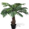 vidaXL Konstv&auml;xt Findadelpalm med kruka 80 cm