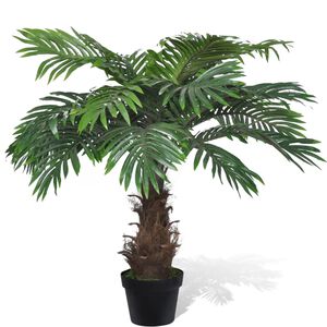 vidaXL Konstv&auml;xt Findadelpalm med kruka 80 cm