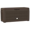 vidaXL Dynbox brun 119x48x60 cm polypropen
