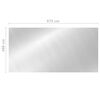 vidaXL Poolskydd silver 975x488 cm PE