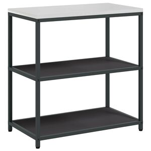 vidaXL K&ouml;ksf&ouml;rvaring HATTEM Svart 90 x 50 x 92 cm St&aring;l