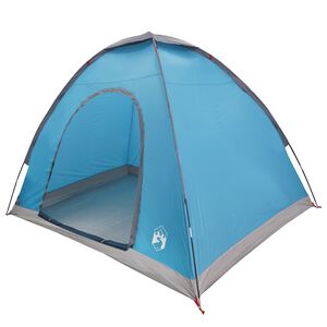 vidaXL Campingt&auml;lt 2-personers Bl&aring; 185T Polyester med PU-bel&auml;ggning