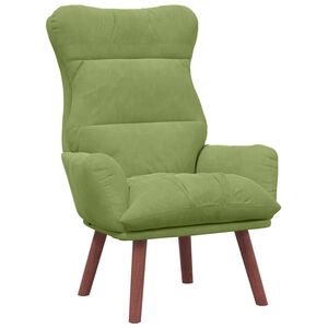 vidaXL f&aring;t&ouml;lj Ljusgr&ouml;n 69 x 74 x 93 cm Sammet