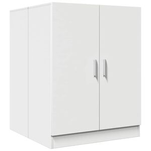 vidaXL Tv&auml;ttmaskinssk&aring;p vit 71x71,5x91,5 cm