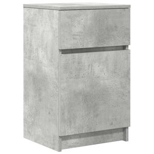 vidaXL S&auml;ngbord betonggr&aring; 39x35x65 cm konstruerat tr&auml;