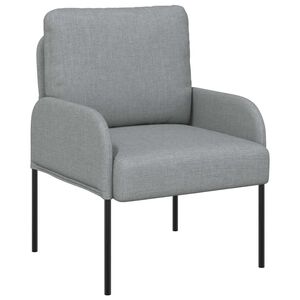vidaXL Soffor med kudde 55cm Ljusgr&aring; Plywood