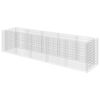 vidaXL Planteringsgabion upph&ouml;jd galvaniserat st&aring;l 450x90x100 cm