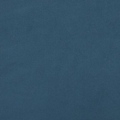 vidaXL Sängram mörkblå 120x200 cm sammet