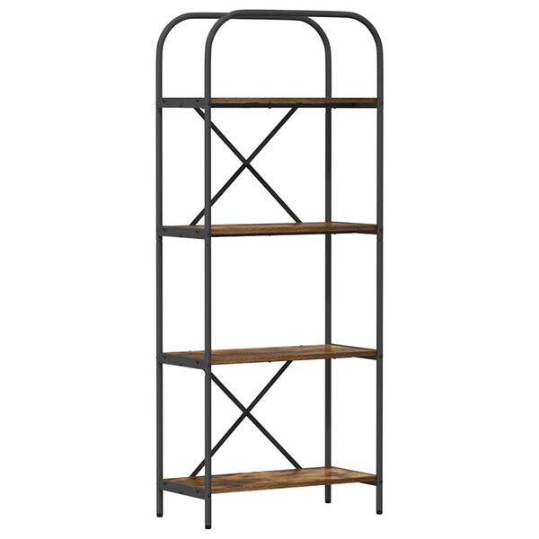 vidaXL Hyllsystem R&ouml;kt ek 60 x 30 x 146 cm Konstruerat tr&auml;