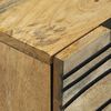 vidaXL Sideboard med låda Brun 60 x 33.5 x 75 cm Massivt Mangoträ